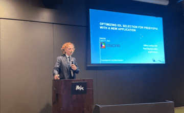 Le Dr Gilles Lesieur présente une innovation au Congrès BSCRS à Bruxelles